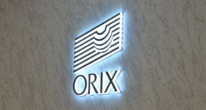 ORIXロゴの看板