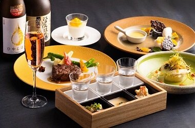 創業1550年の小西酒造とクロスホテル大阪がお届け、日本酒と創作コースを楽しむ「ZERO meets SAKE」開催