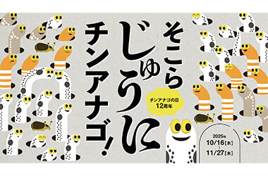 チンアナゴの日認定12周年記念イベント「そこらじゅうにチンアナゴ」を開催